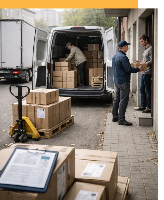 Доставка грузов от двери до двери с таможней от 46238 руб.