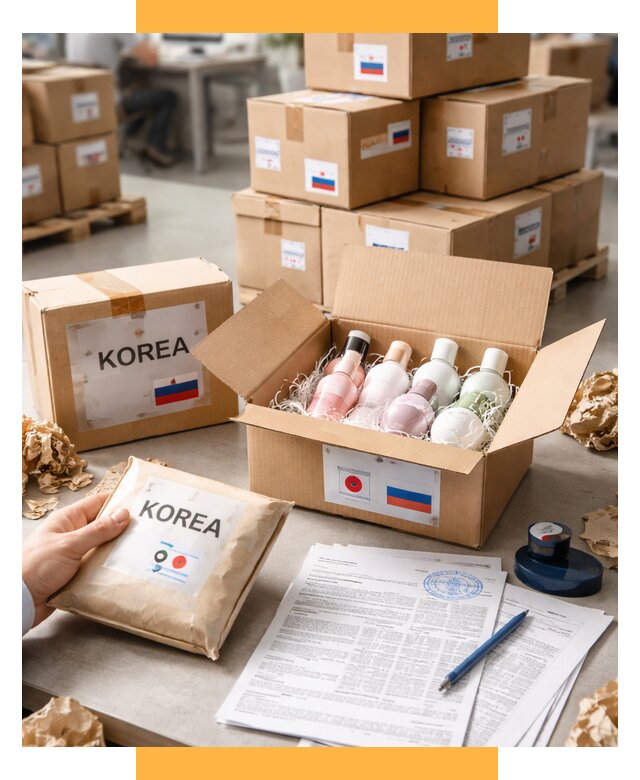 Доставка косметики из Кореи от 8734 р. под ключ | СетСервис-Уфа