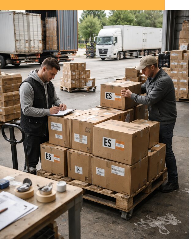 Доставка грузов в Испанию автотранспортом от 35963 руб