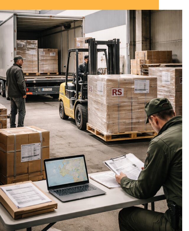 Доставка грузов в Сербию от 46238 руб, международные перевозки