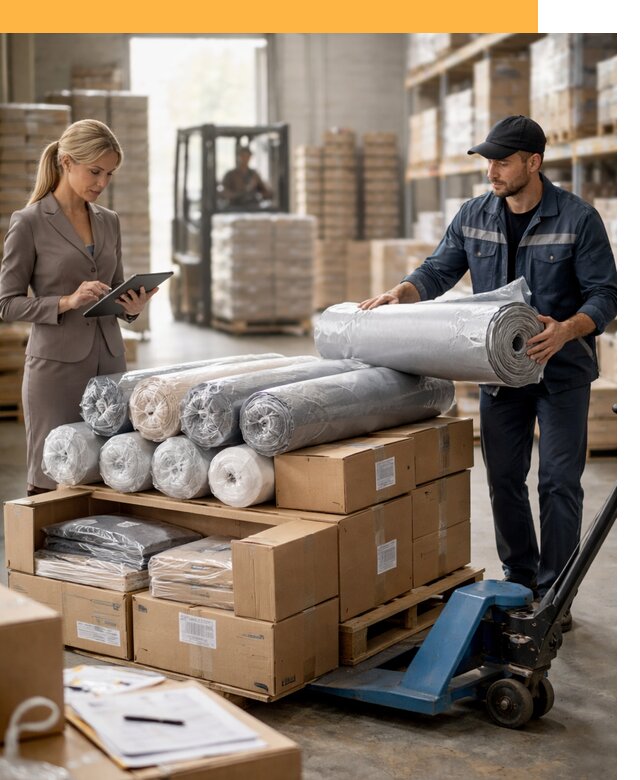 Перевозка текстиля по миру от 15413 руб. с таможней и страхованием