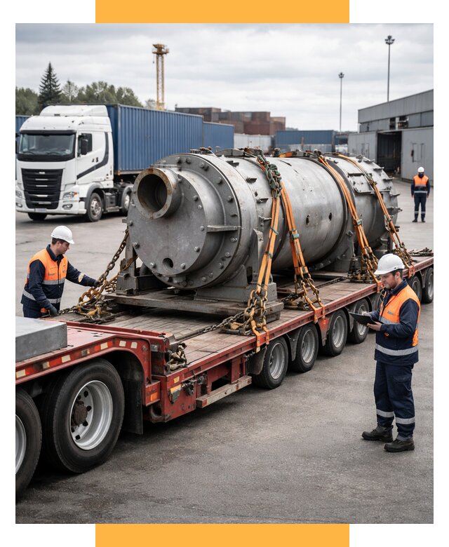 Перевозка тяжеловесных грузов под ключ от 154125 р. | СетСервис-Уфа