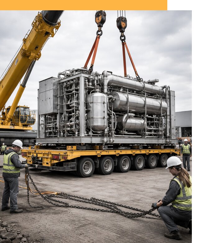 Перевозка тяжеловесных грузов по миру от 154125 руб