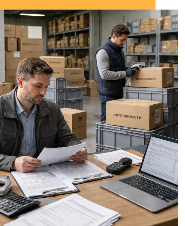 Таможенное оформление автозапчастей по выгодным тарифам от 8734