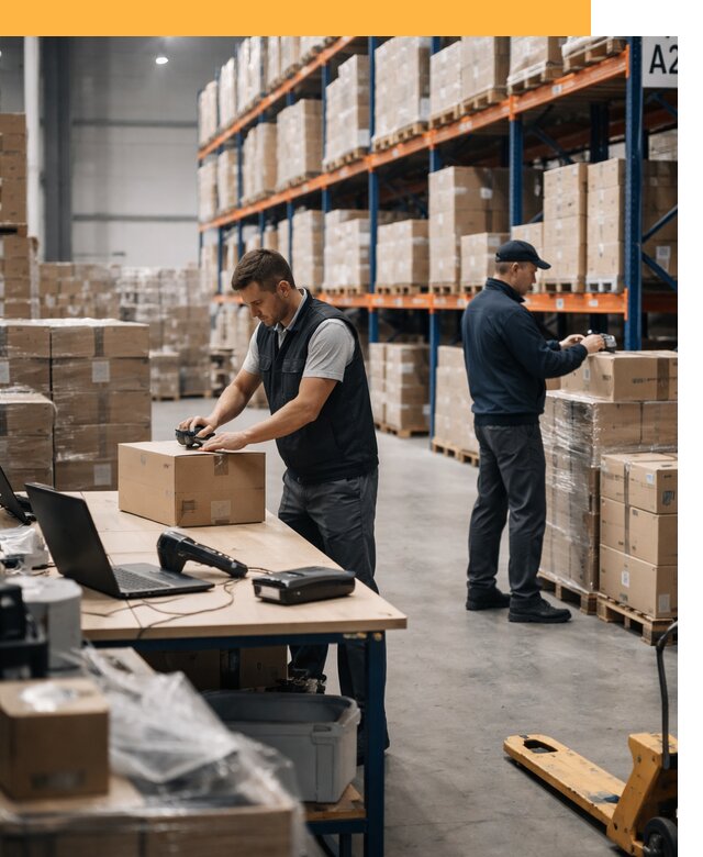 Склад консолидации в Европе: хранение, сортировка от 6679